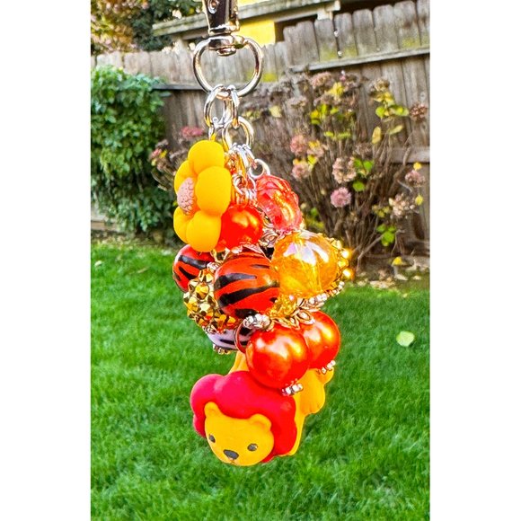 Lion Safari Iwako Kawaii Keychain Purse Bag Charm - Picture 4 of 6
